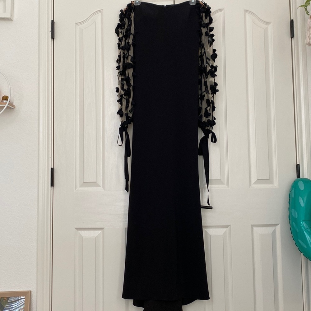Badgley Mischka off the shoulder gown